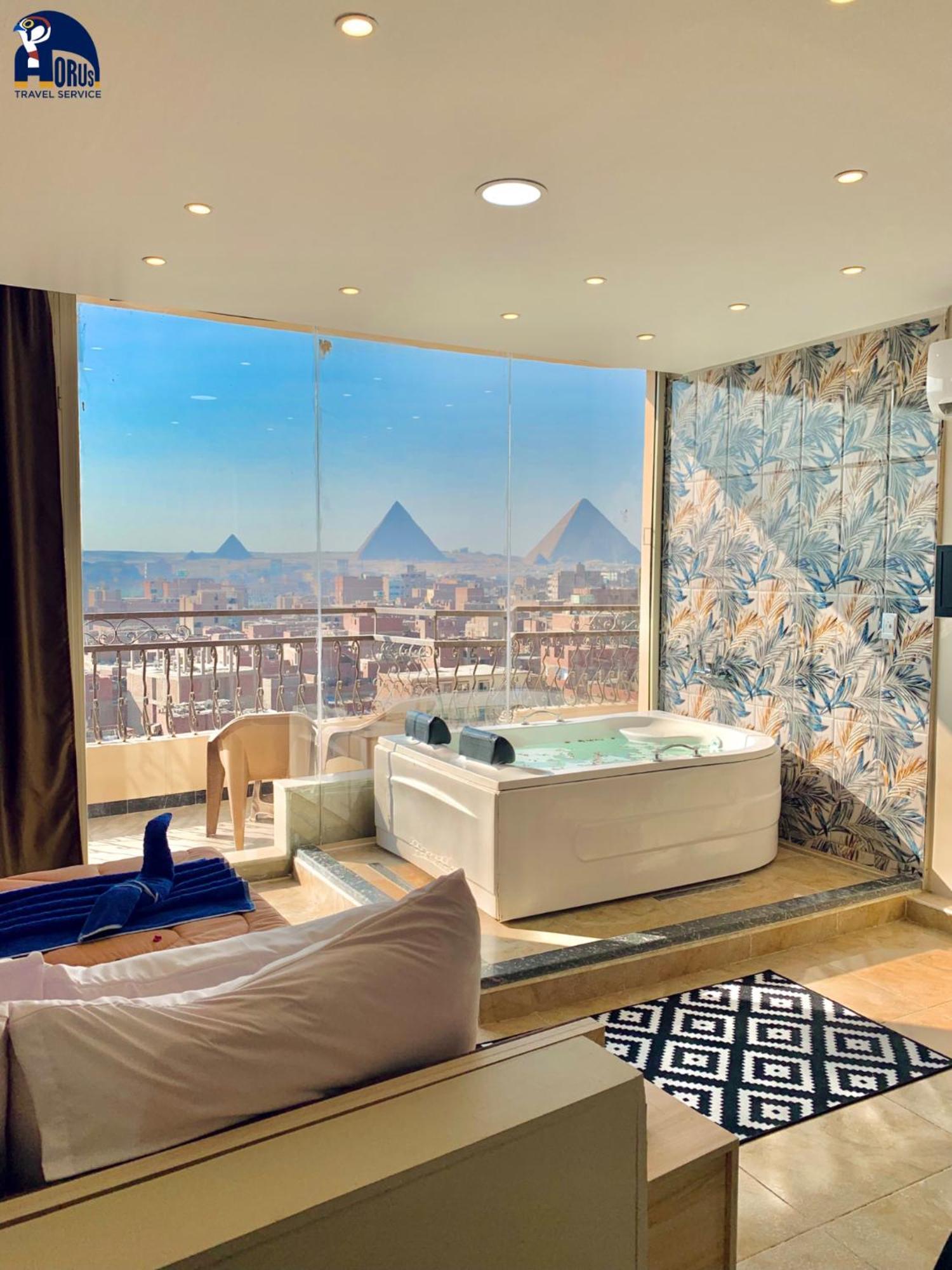 Horus Horizon Inn Pyramids View Kafrat al Jabal Екстер'єр фото